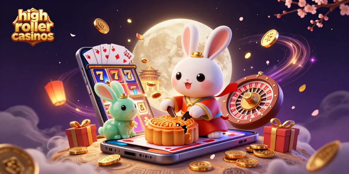 Experience high roller casinos in a vibrant digital illustration featuring lucky 7s, poker chips, and enchanting elements.